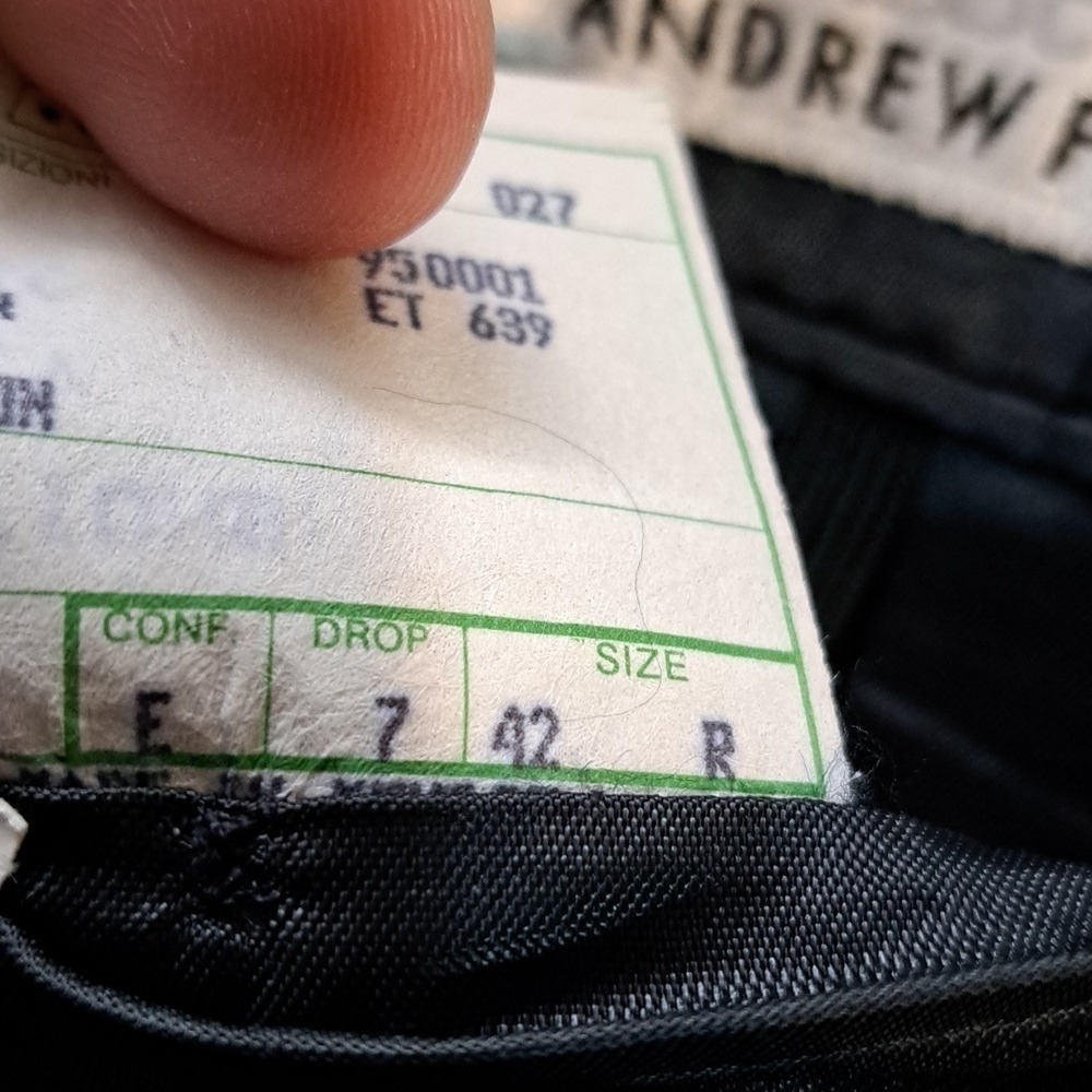 Andrew Fezza Bachrach Heritage Wool Suit Jacket Size 42 Regular - Picture 5 of 8